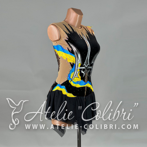 Leotards for Ice Skating | Atelier Colibri | ( F_K0332_2 )