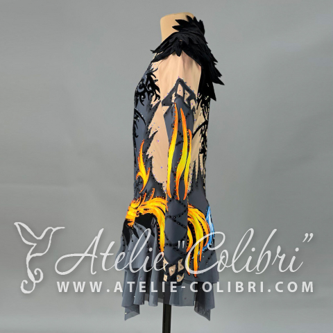 Leotards for Ice Skating | Atelier Colibri | ( F_K0355_1 )
