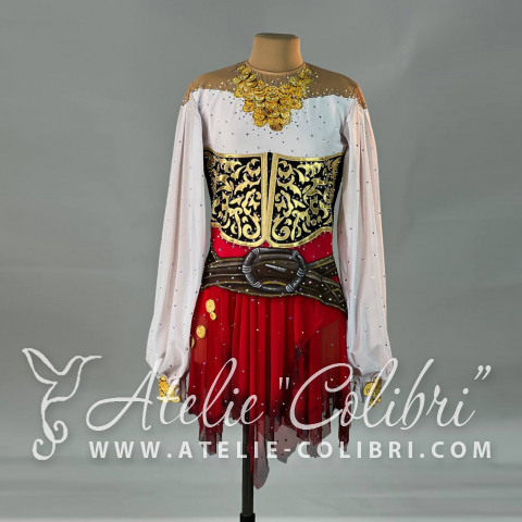 Костюмы для Фигурного Катания | Ателье Колибри | ( F_K0358_1 )