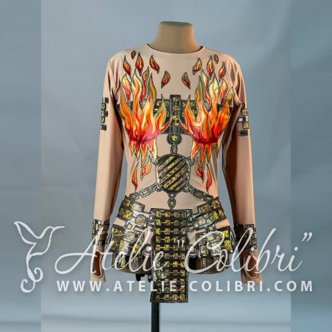 Leotards for Ice Skating | Atelier Colibri | ( F_K0402_1 )