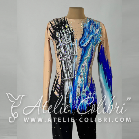 Rhythmic Gymnastics Unitards | Atelier Colibri | ( UN_R0549_1 )