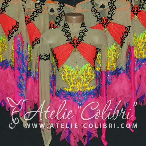 Leotards for Ice Skating | Atelier Colibri | ( F_K0091_2 )