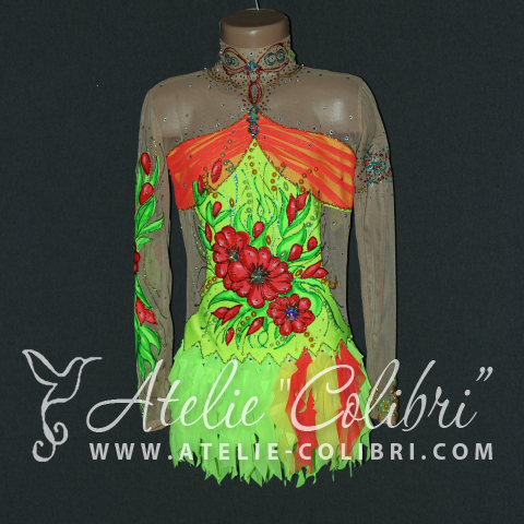 Leotards for Ice Skating | Atelier Colibri | ( F_K0101_3 )