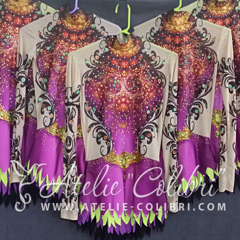 Rhythmic Gymnastics Leotards | Atelier Colibri | ( K_0125_1 )