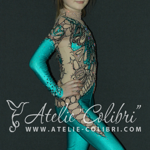 Rhythmic Gymnastics Unitards | Atelier Colibri | ( UN_K0130_1 )