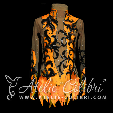 Leotards for Ice Skating | Atelier Colibri | ( F_R0048_2 )